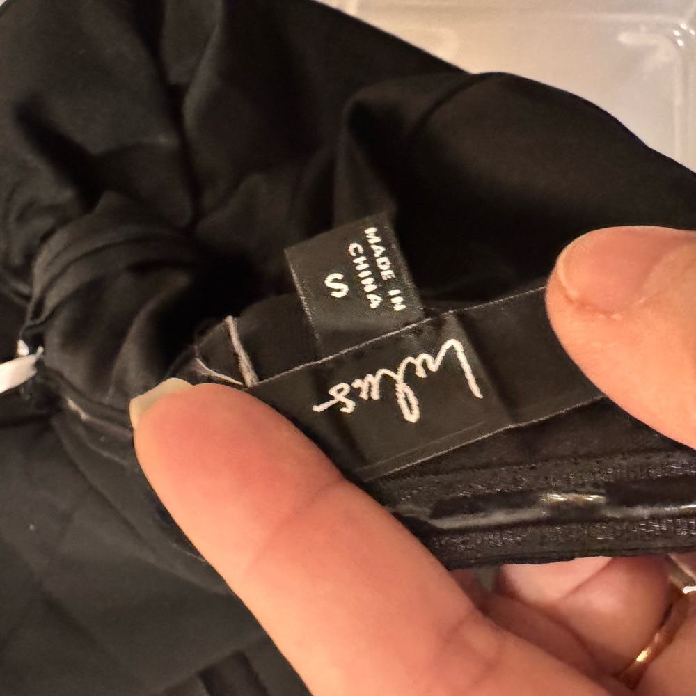 NWOT Lulu's Celebratory Aesthetic Black Pleated Maxi Strapless Dress - Picture 11 of 14